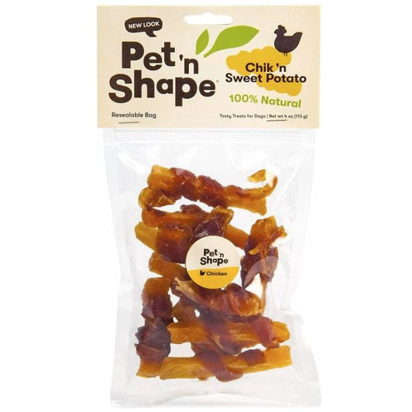 Pet n Shape Chik n Sweet Potato Dog Treats, 4 oz-Dog-Pet 'n Shape-PetPhenom