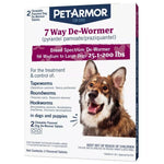 PetArmor 7 Way De-Wormer for Medium to Large Dogs (25.1-200 Pounds), 2 count-Dog-PetArmor-PetPhenom