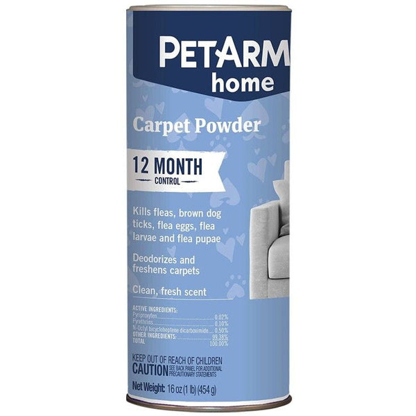 PetArmor Home Carpet Powder for Fleas and Ticks Deodorizes and Freshen Carpets Fresh Scent, 16 oz-Dog-PetArmor-PetPhenom