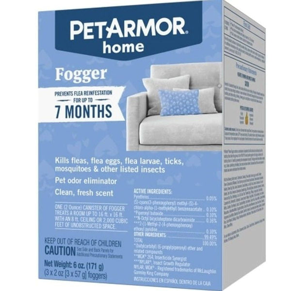 PetArmor Home Flea and Tick Fogger and Pet Odor Eliminator, 3 count-Dog-PetArmor-PetPhenom