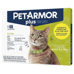 PetArmor Plus Flea and Tick Treatment for Cats (Over 1.5 Pounds), 3 count-Cat-PetArmor-PetPhenom