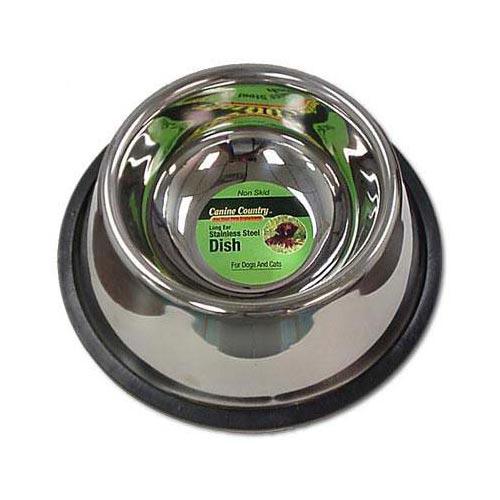 PetEdge No-Tip Non-Skid Stainless Steel Bowl 24oz. 6" x 6" x 2"-Dog-PetEdge-PetPhenom