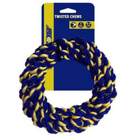 PetSport Twisted Chews-Medium Braided Cotton Rope Ring 7"-Dog-PetSport-PetPhenom