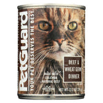 Petguard Cats Food - Beef and Wheat Germ Dinner - Case of 12 - 13.2 oz.-Cat-Petguard-PetPhenom