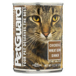 Petguard Cats Food - Chicken and Wheat Germ Dinner - Case of 12 - 13.2 oz.-Cat-Petguard-PetPhenom