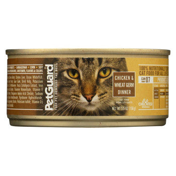 Petguard Cats Food - Chicken and Wheat Germ Dinner - Case of 24 - 5.5 oz.-Cat-Petguard-PetPhenom