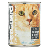 Petguard Cats Food - Fish Chicken and Liver - Case of 12 - 13.2 oz.-Cat-Petguard-PetPhenom