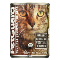 Petguard Cats Food - Organic Chicken and Vegetable - Case of 12 - 12.7 oz.-Cat-Petguard-PetPhenom