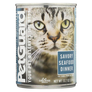 Petguard Cats Food - Savory Seafood Dinner - Case of 12 - 13.2 oz.-Cat-Petguard-PetPhenom