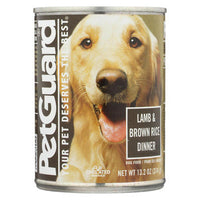 Petguard Dog Food - Lamb and Brown Rice Dinner - Case of 12 - 13.2 oz.-Dog-Petguard-PetPhenom