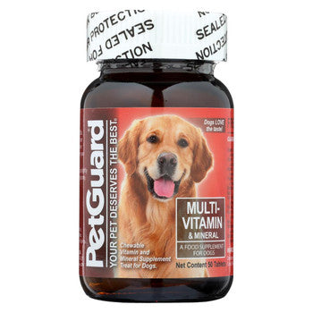 Petguard Multi-Vitamin and Mineral - For Dogs - 50 Tablets-Dog-Petguard-PetPhenom