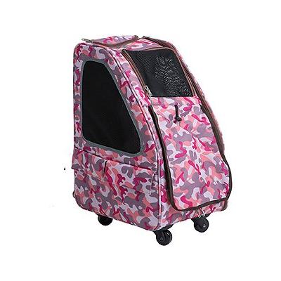 Petique 5-in-1 Pet Carrier for Dogs Cats and Small Animals Pink Camo, 1 count-Dog-Petique-PetPhenom