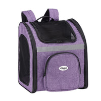 Petique Backpacker Pet Carrier Orchid, 1 count-Dog-Petique-PetPhenom