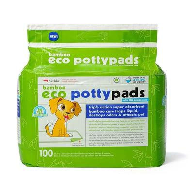 Petkin Bamboo Eco Potty Pads -100 count-Dog-Petkin-PetPhenom