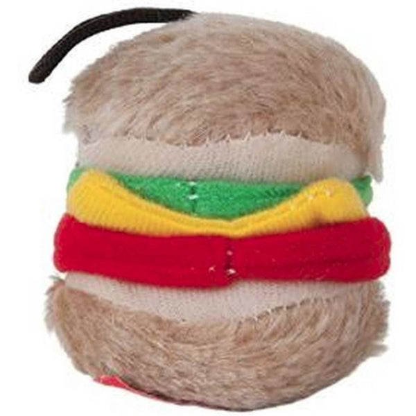 Petmate Booda Zoobilee Hamburger Plush Dog Toy, 1 count-Dog-Petmate-PetPhenom