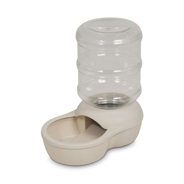 Petmate Le Bistro Waterer Small Bleached Linen 5.65" x 9.5" x 9.74"-Dog-Petmate-PetPhenom