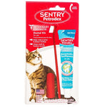 Petrodex Dental Kit for Cats with Enzymatic Toothpaste, 2.5 oz Toothpaste - 6" Brush - Finger Brush-Cat-Sentry-PetPhenom
