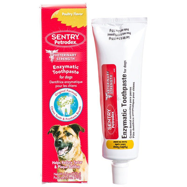 Petrodex Enzymatic Toothpaste for Dogs & Cats, Poultry Flavor - 6.2 oz-Dog-Sentry-PetPhenom