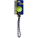 Petsport Knotted Cotton Rope Tug with Tuff Ball, 1 count (2.5"W)-Dog-Petsport USA-PetPhenom