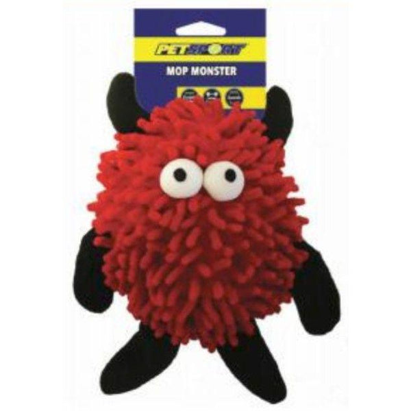 Petsport Mop Monster Dog Toy, 1 Pack (Assorted Colors)-Dog-Petsport USA-PetPhenom
