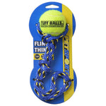 Petsport Tuff Ball Fling Thing Dog Toy, Medium (2.5" Ball)-Dog-Petsport USA-PetPhenom