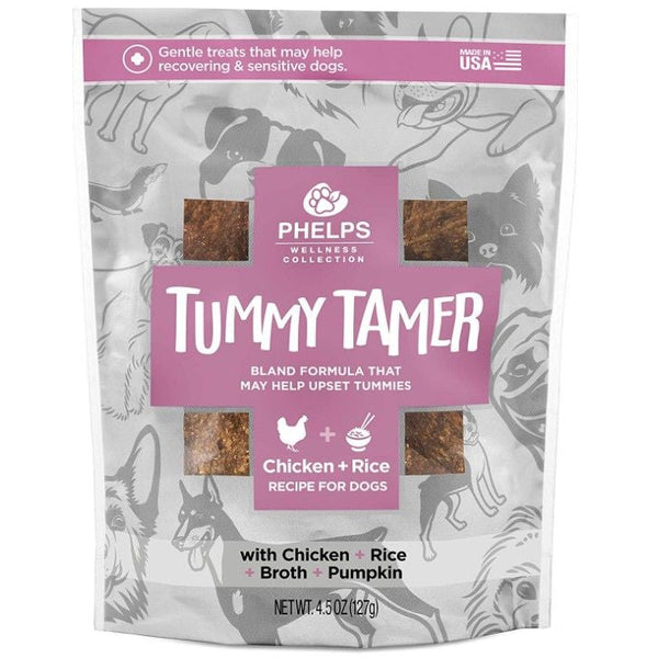 Phelps Pet Products Tummy Tamer Chicken and Rice Dog Treats, 4.5 oz-Dog-Phelps Pet Products-PetPhenom