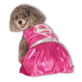 Pink Supergirl Pet Costum-Costumes-Rubies-Small-PetPhenom