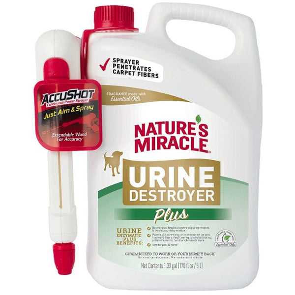 Pioneer Pet Nature's Miracle Urine Destroyer Plus for Dogs with AccuShot Sprayer, 170 oz-Dog-Pioneer Pet-PetPhenom