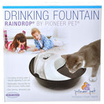 Pioneer Raindrop Plastic Drinking Fountain, 60 oz-Cat-Pioneer Pet-PetPhenom