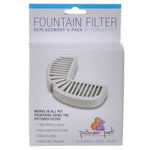 Pioneer Replacement Filters for Stainless Steel and Ceramic Fountains, 4 Pack-Cat-Pioneer Pet-PetPhenom