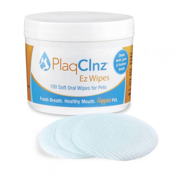 PlaqClnz EZ Oral Health Wipes for Dogs, 100 count-Dog-PlaqClnz-PetPhenom