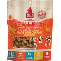 Plato Dog Small Bites Grain Free Organic Chicken 6oz-Dog-Plato-PetPhenom