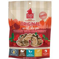 Plato Dog Strips Grain Free Turkey Cranberry 6oz-Dog-Plato-PetPhenom