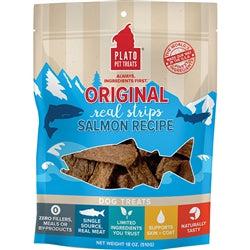 Plato Dog Strips Salmon 18oz-Dog-Plato-PetPhenom