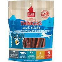 Plato Dog Thinkers Stick Salmon 18oz-Dog-Plato-PetPhenom