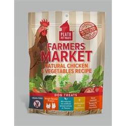 Plato Farmers Market Real Strips Chicken/Veg 4 oz.-Dog-Plato-PetPhenom