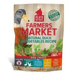 Plato Farmers Market Real Strips Duck/Veg 14.1 oz.-Dog-Plato-PetPhenom