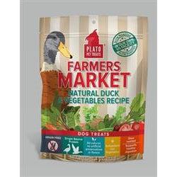Plato Farmers Market Real Strips Duck/Veg 4 oz.-Dog-Plato-PetPhenom