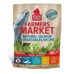 Plato Farmers Market Real Strips Salmon /Veg 14.1 oz.-Dog-Plato-PetPhenom
