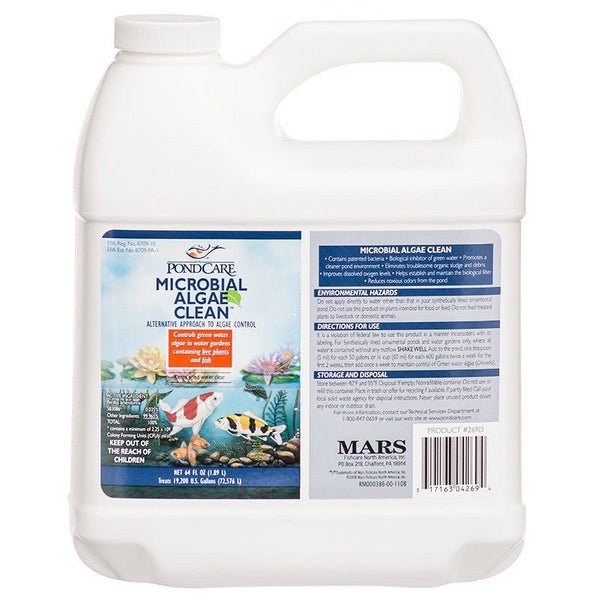 PondCare Microbial Algae Clean, 64 oz (Treats 19,200 Gallons)-Fish-Pond Care-PetPhenom