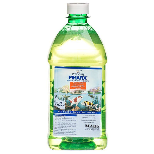 PondCare PimaFix Antifungal Remedy for Koi & Goldfish, 64 oz (Treats 9,600 Gallons)-Fish-Pond Care-PetPhenom