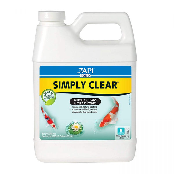 PondCare Simply-Clear Pond Clarifier, 32 oz (Treats 8,000 Gallons)-Fish-Pond Care-PetPhenom