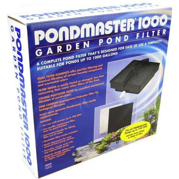 Pondmaster 1000 Garden Pond Filter Only, 700 GPH - Up to 1,000 Gallons-Fish-Pondmaster-PetPhenom