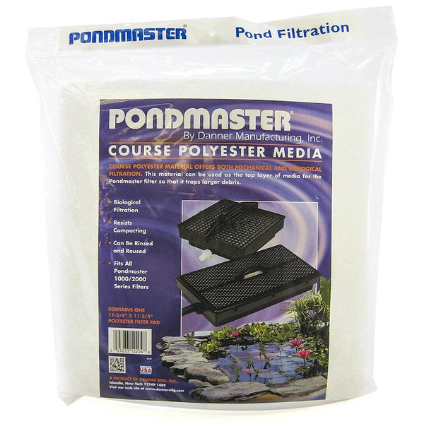 Pondmaster Coarse Polyester Media, 12" Long x 12" Wide (1 Pack)-Fish-Pondmaster-PetPhenom