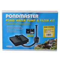 Pondmaster Garden Pond Filter System Kit, Model 1500 - 500 GPH (Up to 1,000 Gallons)-Fish-Pondmaster-PetPhenom