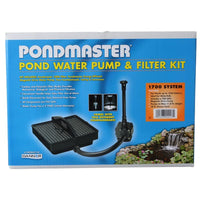 Pondmaster Garden Pond Filter System Kit, Model 1700 - 700 GPH (Up to 1,400 Gallons)-Fish-Pondmaster-PetPhenom