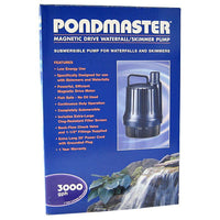 Pondmaster Magnetic Drive Waterfall Pump, 3,000 GPH-Fish-Pondmaster-PetPhenom