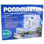 Pondmaster Pond & Aquarium Deep Water Air Pump, AP 20 (2,500 Gallons - 1,700 Cubic Inches per Minute)-Fish-Pondmaster-PetPhenom