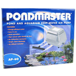 Pondmaster Pond & Aquarium Deep Water Air Pump, AP 60 (7,000 Gallons - 3,600 Cubic Inches per Minute)-Fish-Pondmaster-PetPhenom