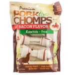 Pork Chomps Premium Pork Knotz - Bacon Flavor, Medium - 8 Count - (7" Chews)-Dog-Scott Pet-PetPhenom